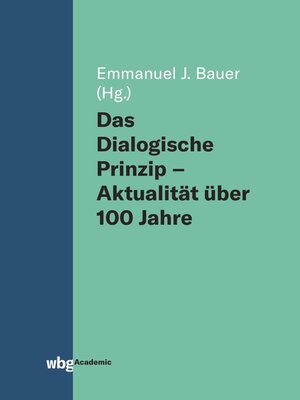 cover image of Das Dialogische Prinzip